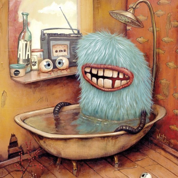 Смешной монстрик