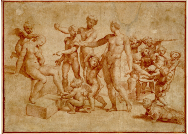 Рафаэль Санти анатомия