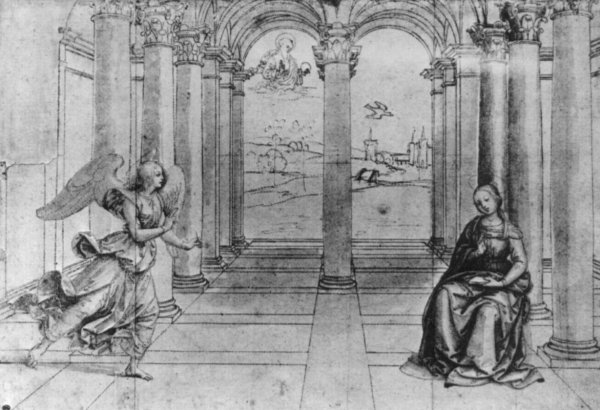 Рафаэль Наброски фигур сангина Италия