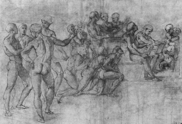 Рафаэль Санти, «голова музы»