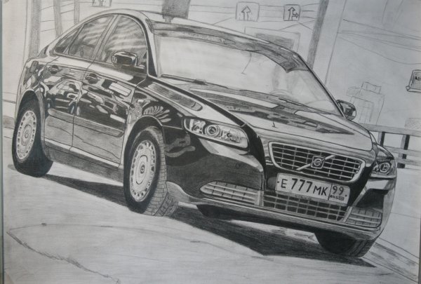 Рисунок Вольво s40