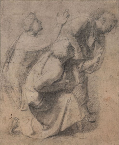 Рисунок портрет Рафаэль Санти