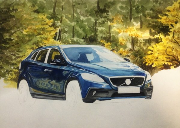 Рисунок Volvo s80