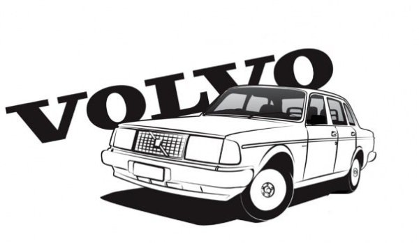 Volvo xc90 вектор