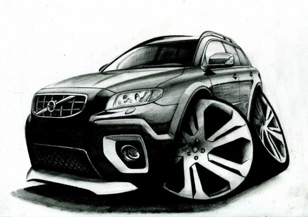 Volvo 740 универсал чертеж