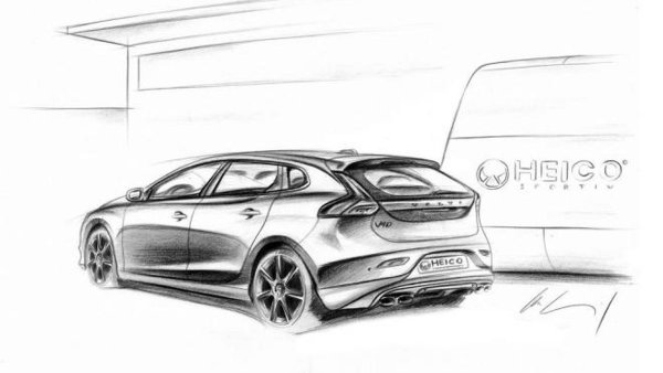 Автомобиль рисунок Volvo xc90