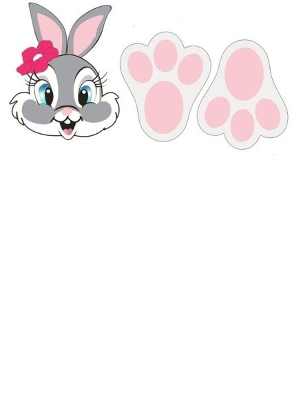 Лапки шаблон