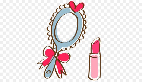 Зеркало с ручкой вектор