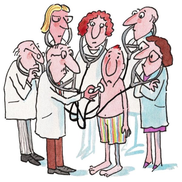 Медкомиссия карикатура