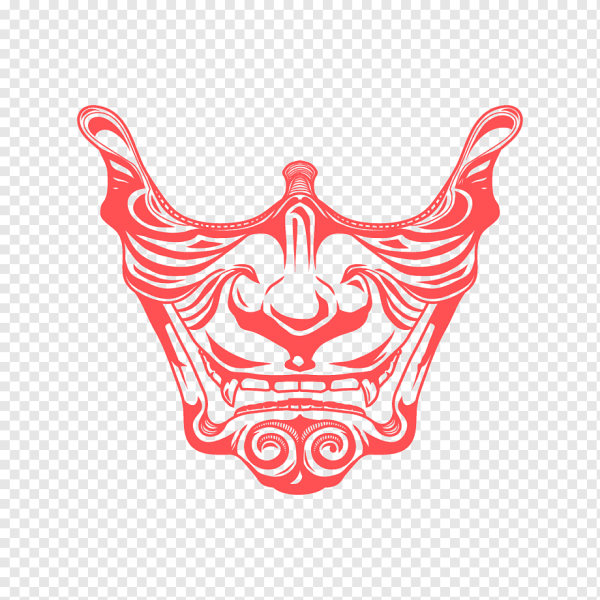 Ханья демон Самурай эскиз