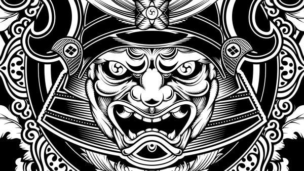 Маска самурая Менгу