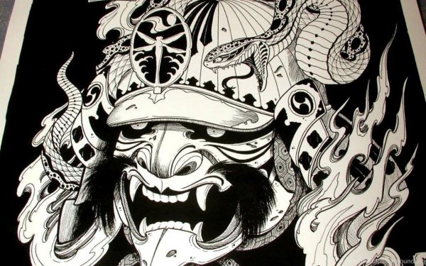 Самурай Сегун маска