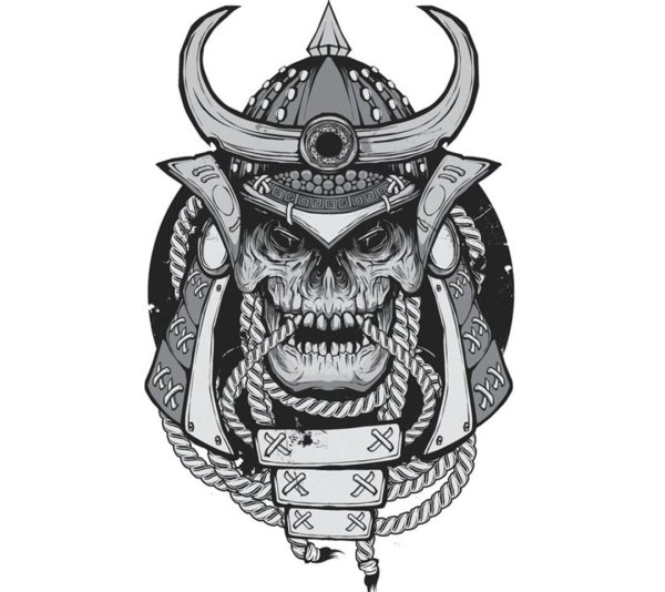 Самурай Ронин тату