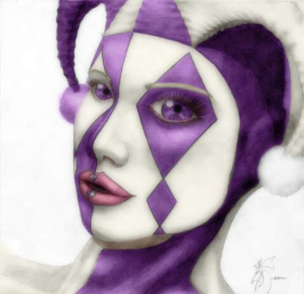 Театральный грим Пьеро