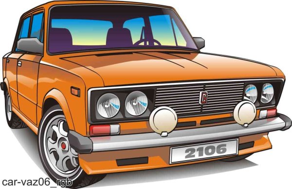 Lada VAZ 2106 стикер