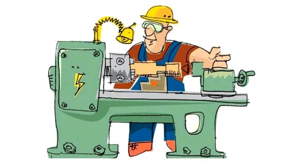 Веселый токарь