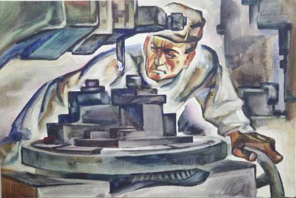 Токарь за станком