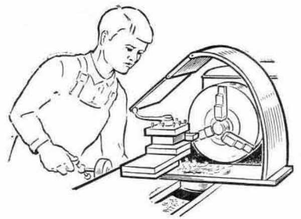 Токарь рисунок