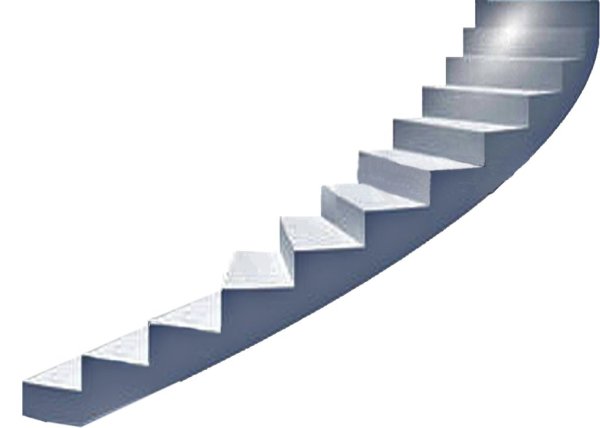 Лестница вверх вид сбоку