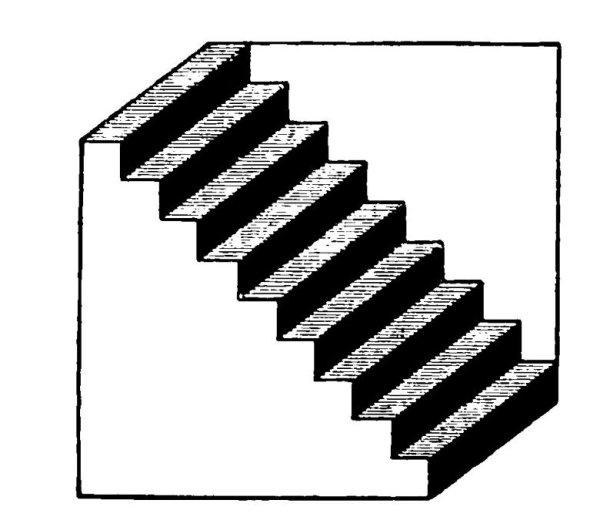 Лестница обман зрения