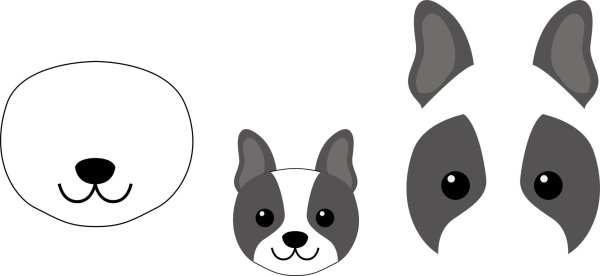 Уши животных референс