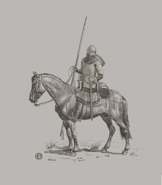 Рисунок Горелика гунну