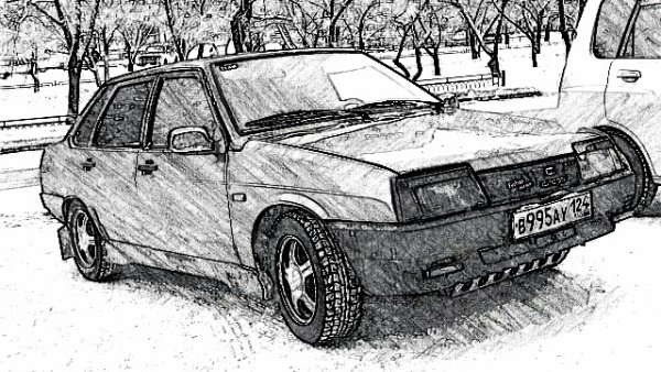 Лада 21099 чертеж