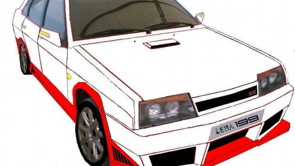 ВАЗ 21099 разокраск