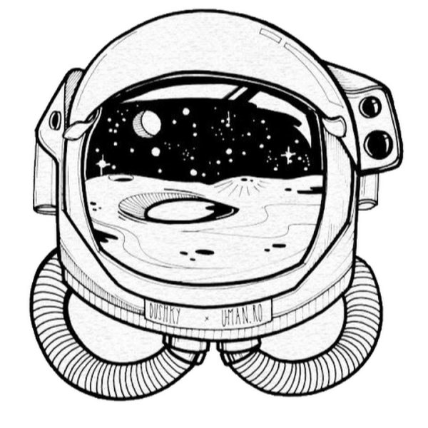Раскрасить шлем Космонавта