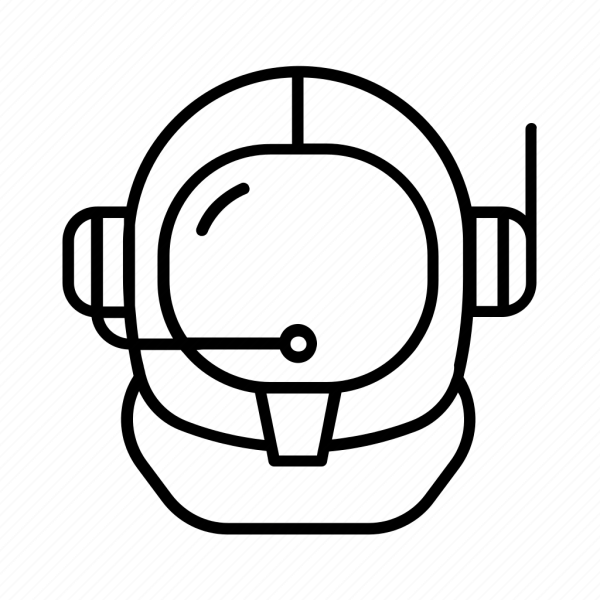 Шлем Космонавта раскраска