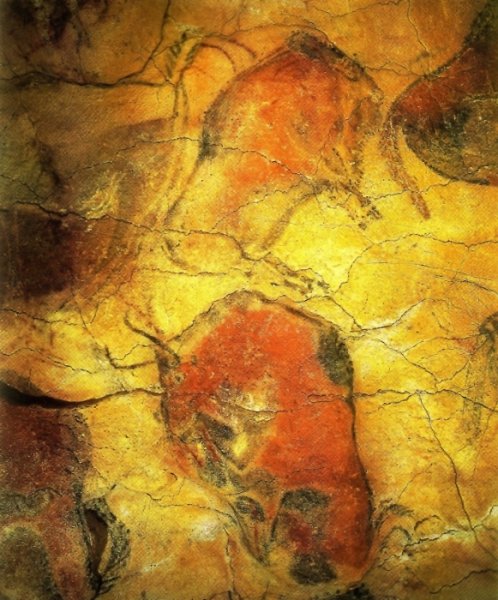 Наскальная живопись Бизон пещера Альтамира
