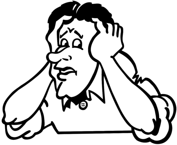 Задумчивый человек