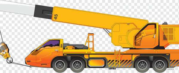 Автокран с корзиной