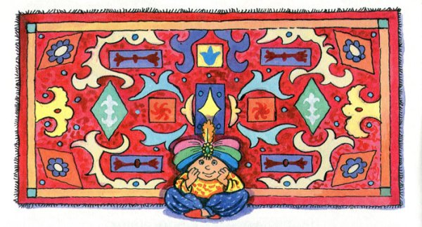 Орнамент ковер самолет