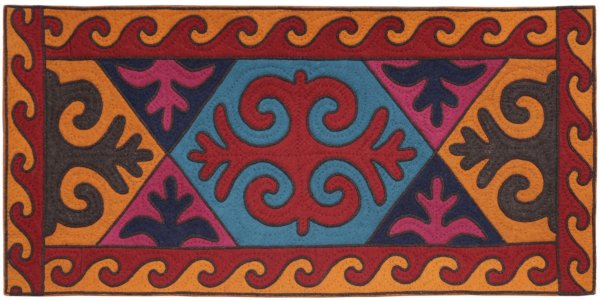 Казахские ковры с орнаментом