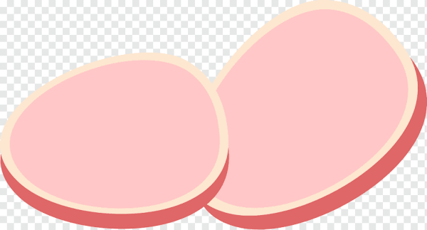 Кусок ветчины вектор