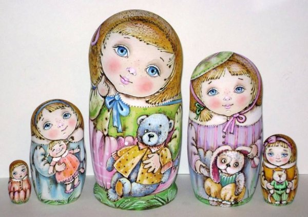 Матрешка авторская Чмелева