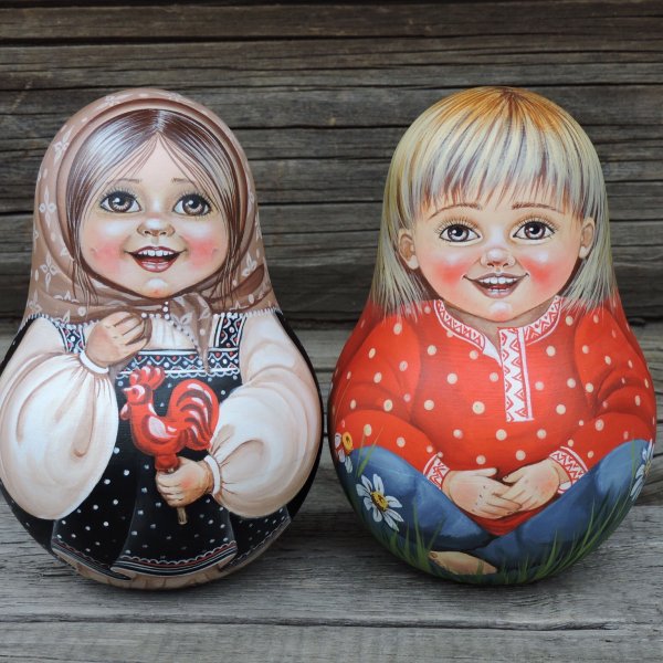 Авторские матрешки Татьяны Пушкаревой