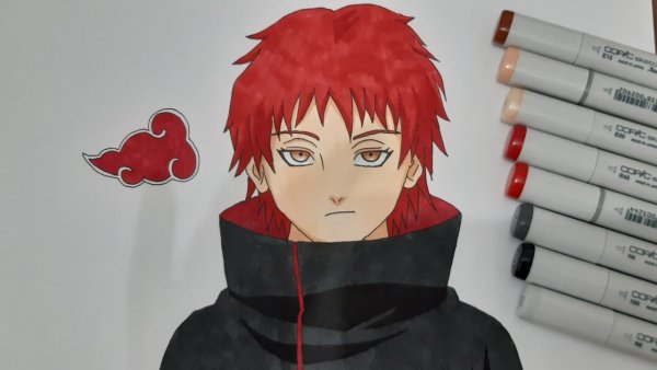 Сасори карандашом