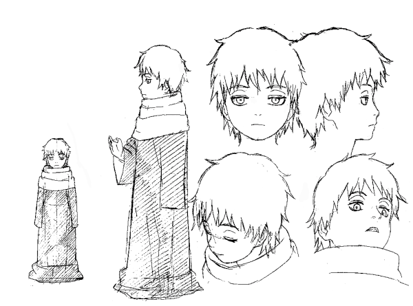 Наруто Сасори скетч