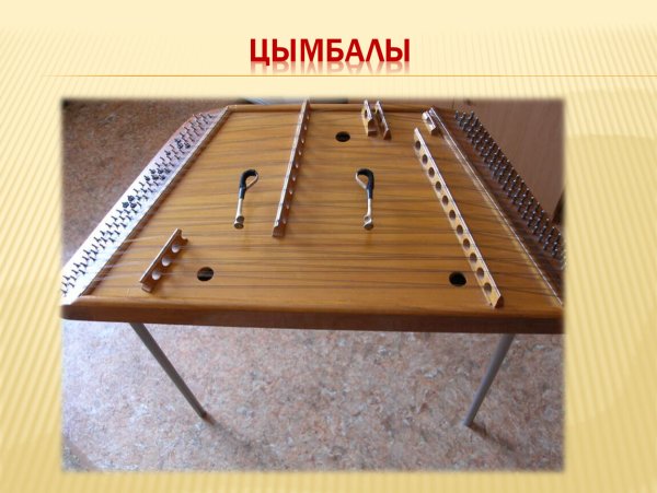Белорусский музыкальный инструмент цимбалы