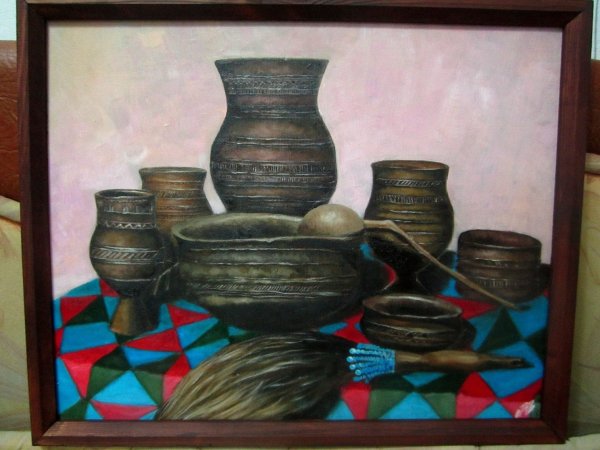 Якутский натюрморт живопись Лукина