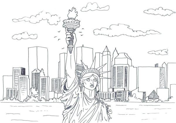 Раскраски города мира