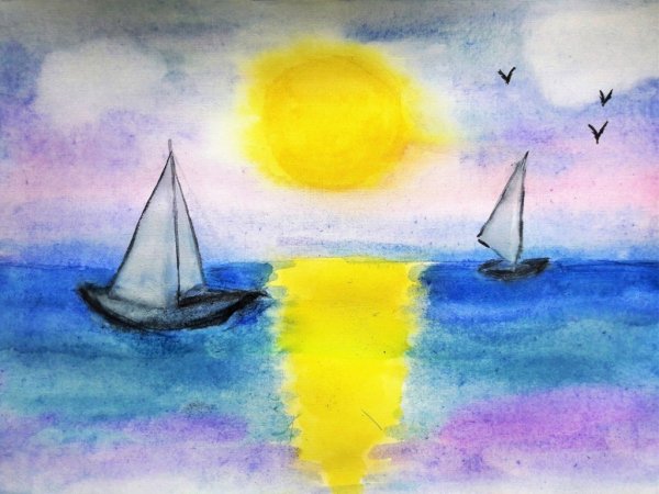 Кораблик мечты рисунок