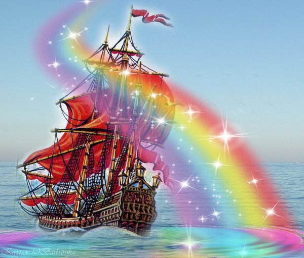 Детские рисунки кораблик