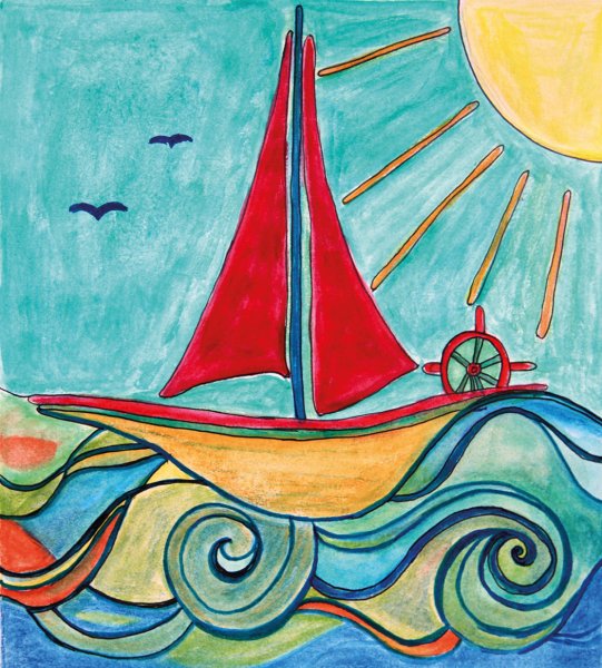 Картины "море,Алые паруса