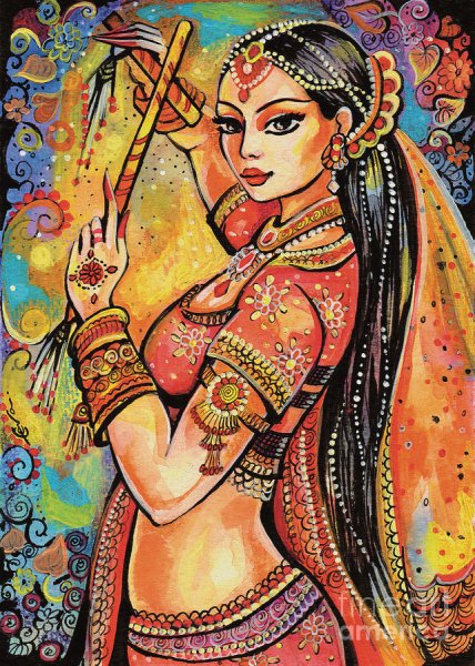 Картины в индийском стиле