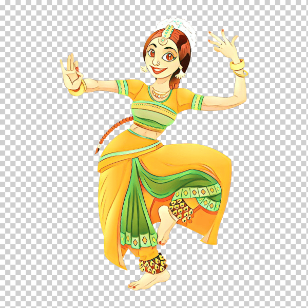 Индианка акварель