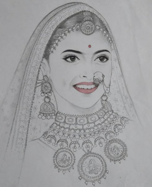 Индианка скетч