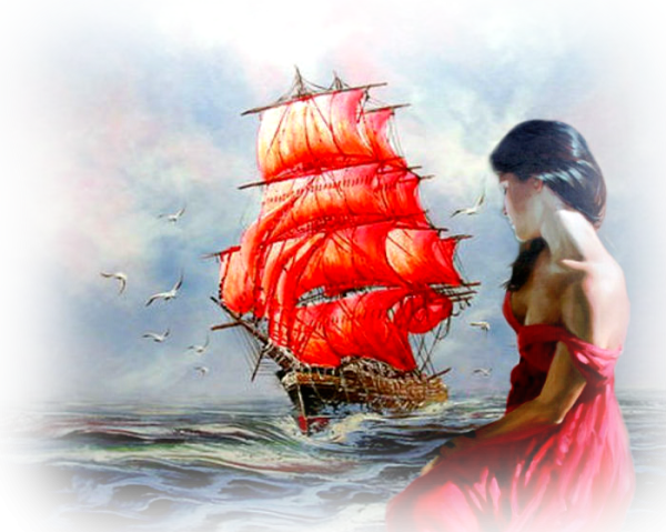 Корабль в облаках